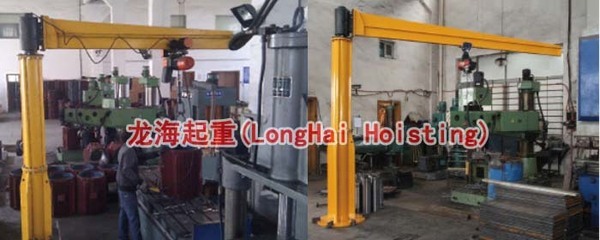 【龍升懸臂起重機 500kg 廠家直供】價格,廠家,圖片,其他工程機械,煙臺開發區龍海起重工具-